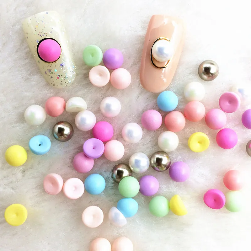 50pcs/pack Japan Korea Kawaii Colorful arc-shaped Pearl Nail Accessories Nail Parts DIY Charm Nail Supplies for Nail art
50pcs/pack Japan Korea Kawaii Colorful arc-shaped Pearl Nail Accessories Nail Parts DIY Charm Nail Supplies for Nail art
