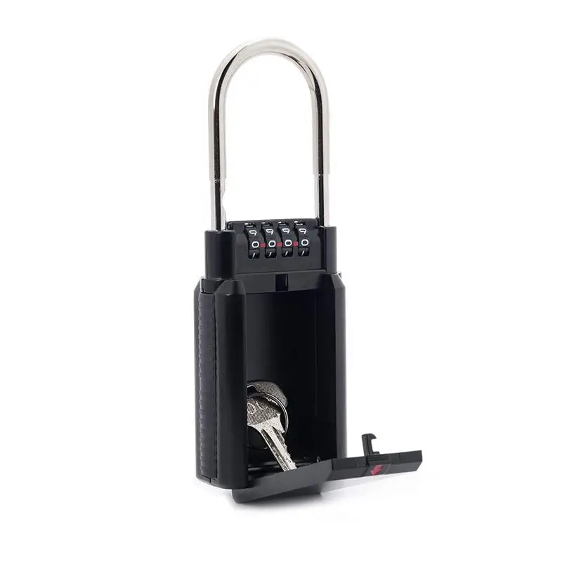 Combination Lock Box Key Storage Lock Box 4-Digit Combination Lock Waterproof Indoor/Outdoor
Combination Lock Box Key Storage Lock Box 4-Digit Combination Lock Waterproof Indoor/Outdoor