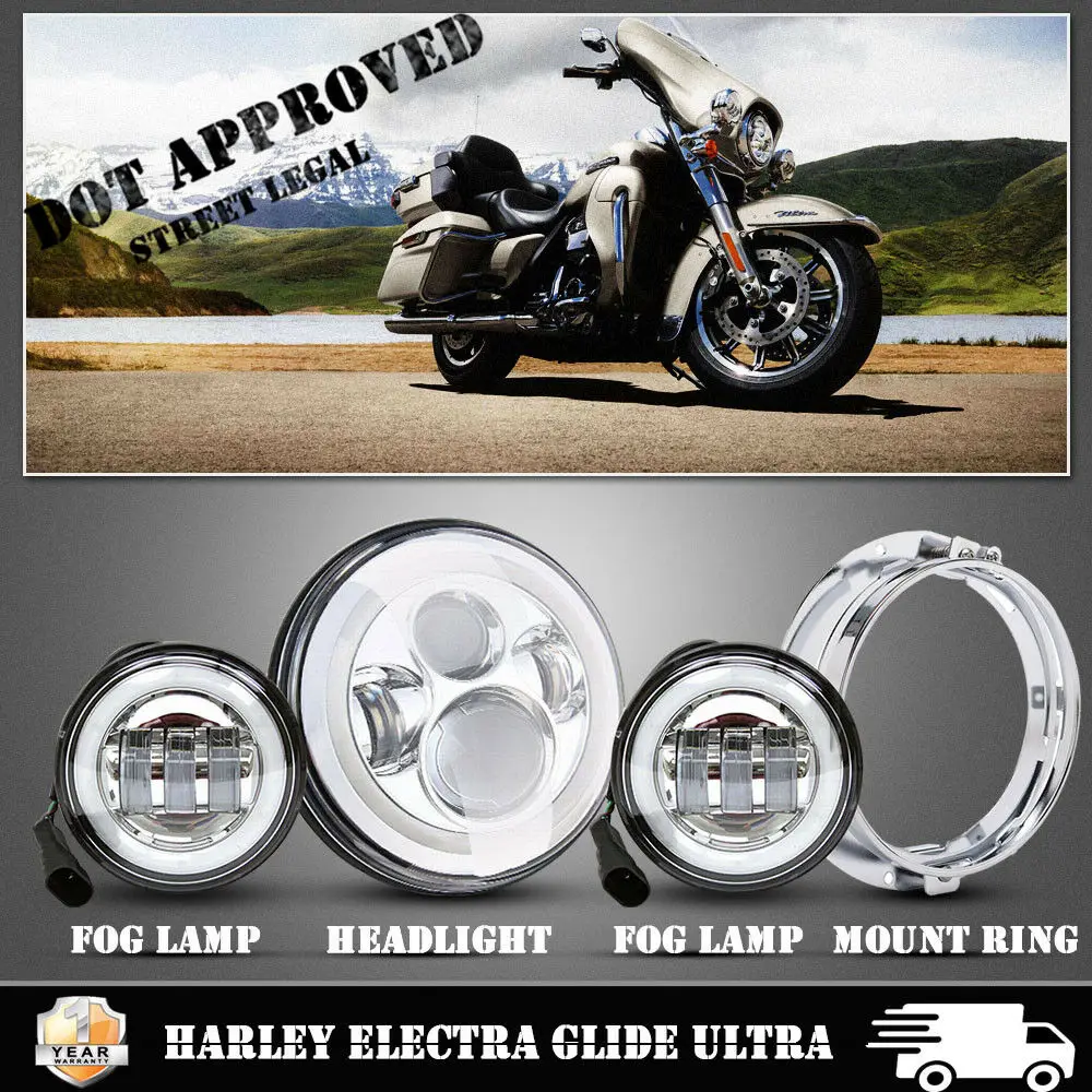 2*Fog light+7inch Round Motorcycle mounting ring+Led Headlight High Low Beam Passing Light Halo Angle Eyes Run Light For Jeep +
2*Fog light+7inch Round Motorcycle mounting ring+Led Headlight High Low Beam Passing Light Halo Angle Eyes Run Light For Jeep +