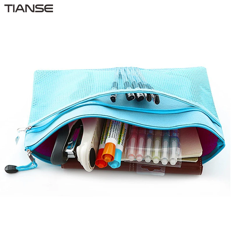 TIANSE TS-101 Double Layers Waterproof Oxford Cloth Zipper Paper File Documents Folder Bag For A4 Papers Stationery Bag
TIANSE TS-101 Double Layers Waterproof Oxford Cloth Zipper Paper File Documents Folder Bag For A4 Papers Stationery Bag