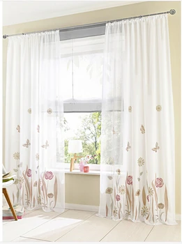 New garden tulle curtains for living room, buttlerfly sheer blind window screening curtainbuttl
New garden tulle curtains for living room, buttlerfly sheer blind window screening curtainbuttl
