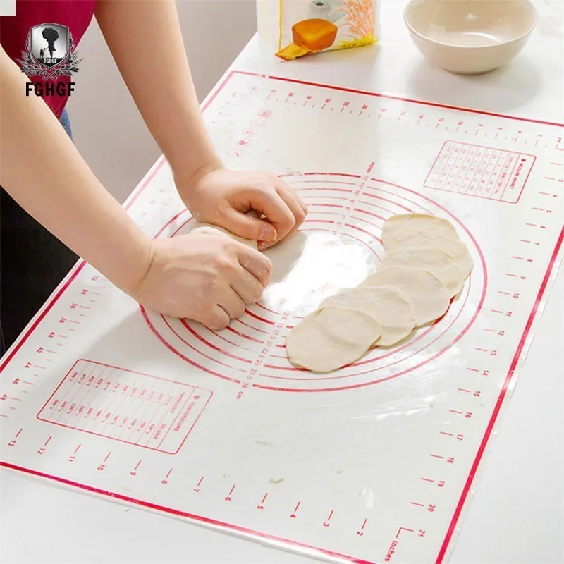 FGHGF 1 Glass Fiber Silicone Of Rolling Cut Cake Pastry Dough Fondant Sugar Clay Craft Mat With Scale. Patisserie
FGHGF 1 Glass Fiber Silicone Of Rolling Cut Cake Pastry Dough Fondant Sugar Clay Craft Mat With Scale. Patisserie