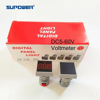 10pcs/Lot 22mm DC 5-60V LED Digitial Display Red Green Yellow Blue Voltmeter Indicator Light Panel Round Polit Lamps
10pcs/Lot 22mm DC 5-60V LED Digitial Display Red Green Yellow Blue Voltmeter Indicator Light Panel Round Polit Lamps