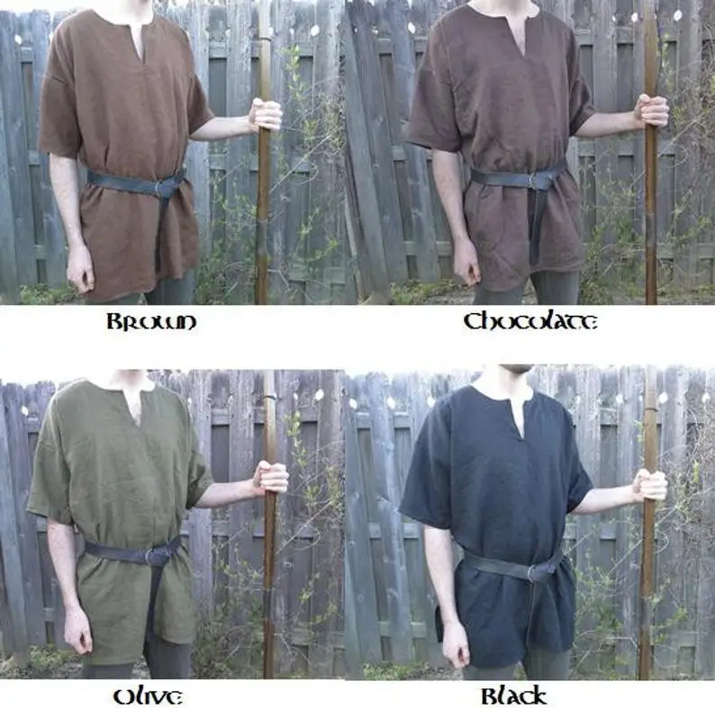 Men Medieval Shirt Tunic Viking Archer Warrior Knight Tops Renaissance Cosplay Costumes Cotton Short Sleeve Retro Shirts 
Men Medieval Shirt Tunic Viking Archer Warrior Knight Tops Renaissance Cosplay Costumes Cotton Short Sleeve Retro Shirts