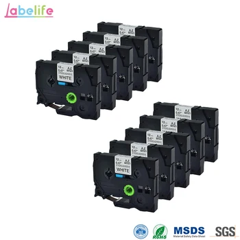 10 Pack 12mm TZe-S231 Extra Strength Black on White Compatible Brother P-touch Tape Twice The Adhesive Strength TZe-S TZeS TZ-S
10 Pack 12mm TZe-S231 Extra Strength Black on White Compatible Brother P-touch Tape Twice The Adhesive Strength TZe-S TZeS TZ-S