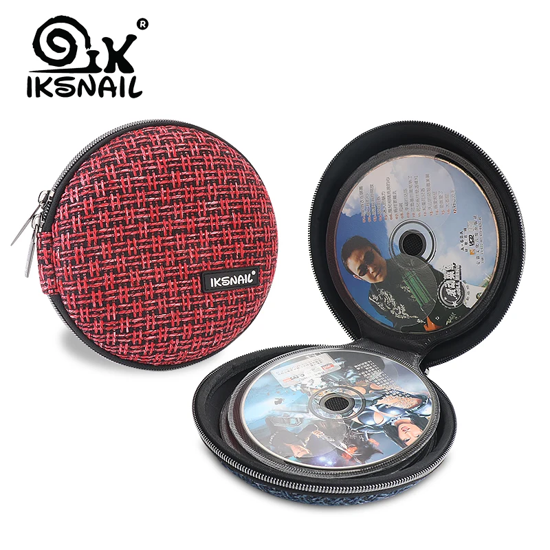 IKSNAIL Portable CD Case 32pcs Disc CD DVD Wallet Storage Organizer Case Holder Sleeve Wool Hard Bag Album Box Cases with Zipper
IKSNAIL Portable CD Case 32pcs Disc CD DVD Wallet Storage Organizer Case Holder Sleeve Wool Hard Bag Album Box Cases with Zipper
