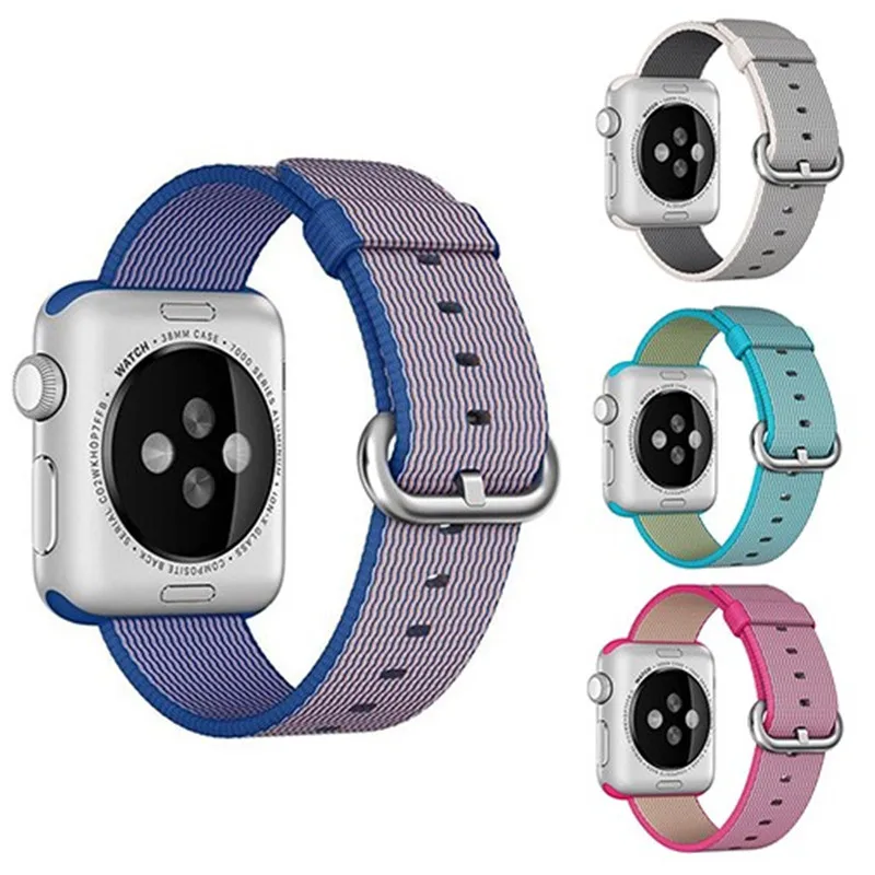 Sport nylon strap watch band for apple watch 42mm 38mm wrist bracelet Woven Nylon watchband for iwatch 2/1/Edition
Sport nylon strap watch band for apple watch 42mm 38mm wrist bracelet Woven Nylon watchband for iwatch 2/1/Edition