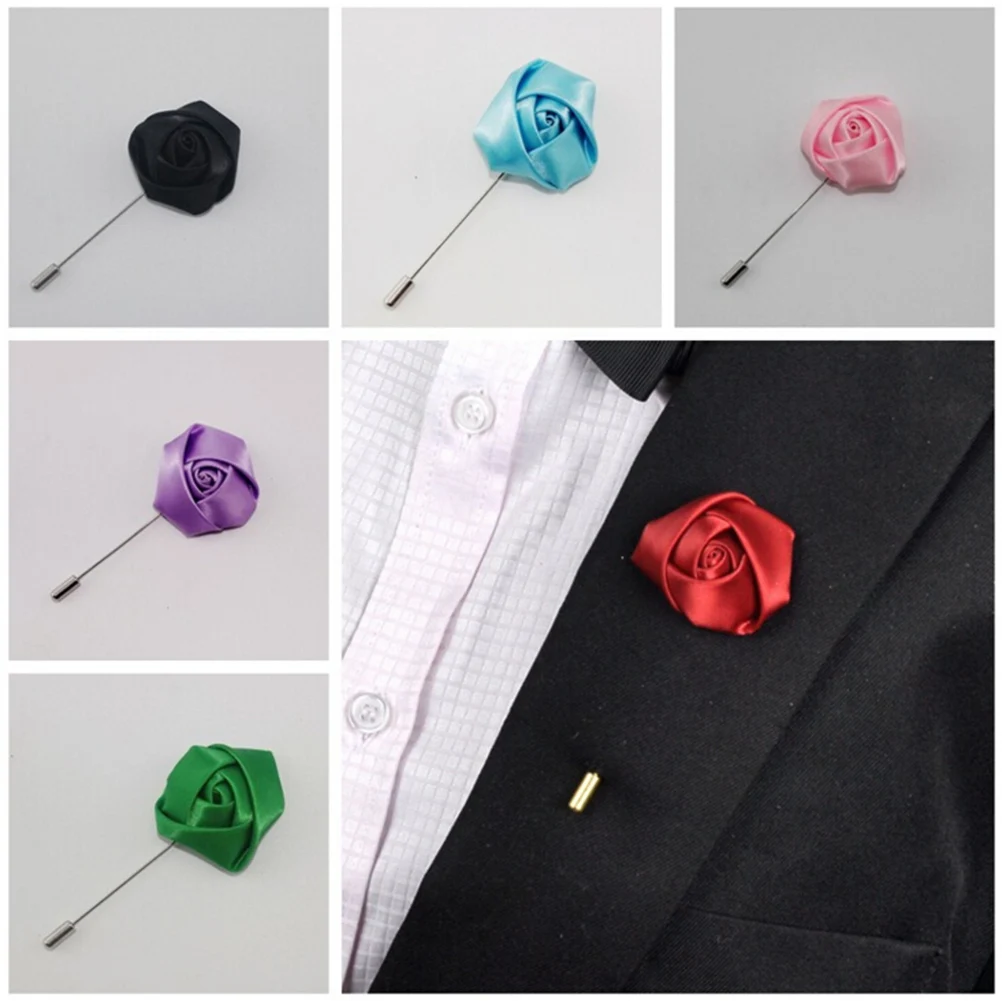 1Pcs New Style Best Man Groom Boutonniere Silk Satin Rose Flower men buttonhole Wedding Party Prom Man Suit Corsage Pin Brooch
1Pcs New Style Best Man Groom Boutonniere Silk Satin Rose Flower men buttonhole Wedding Party Prom Man Suit Corsage Pin Brooch