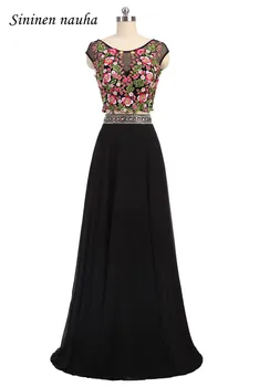 2 Piece Long Prom Party Dress Homecoming Dresses for Juniors Black Floral Beaded A Line Plus Size Vestidos De Festa Longo 82
2 Piece Long Prom Party Dress Homecoming Dresses for Juniors Black Floral Beaded A Line Plus Size Vestidos De Festa Longo 82