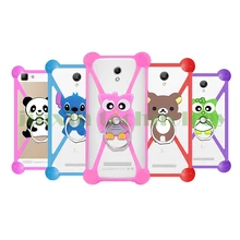 Cartoon Ring Stand Silicone Case For sony xperia m4 aqua e5 for moto g3 g4 g4 plus Mobile Phone Cases 3.5-5.5” Bumper