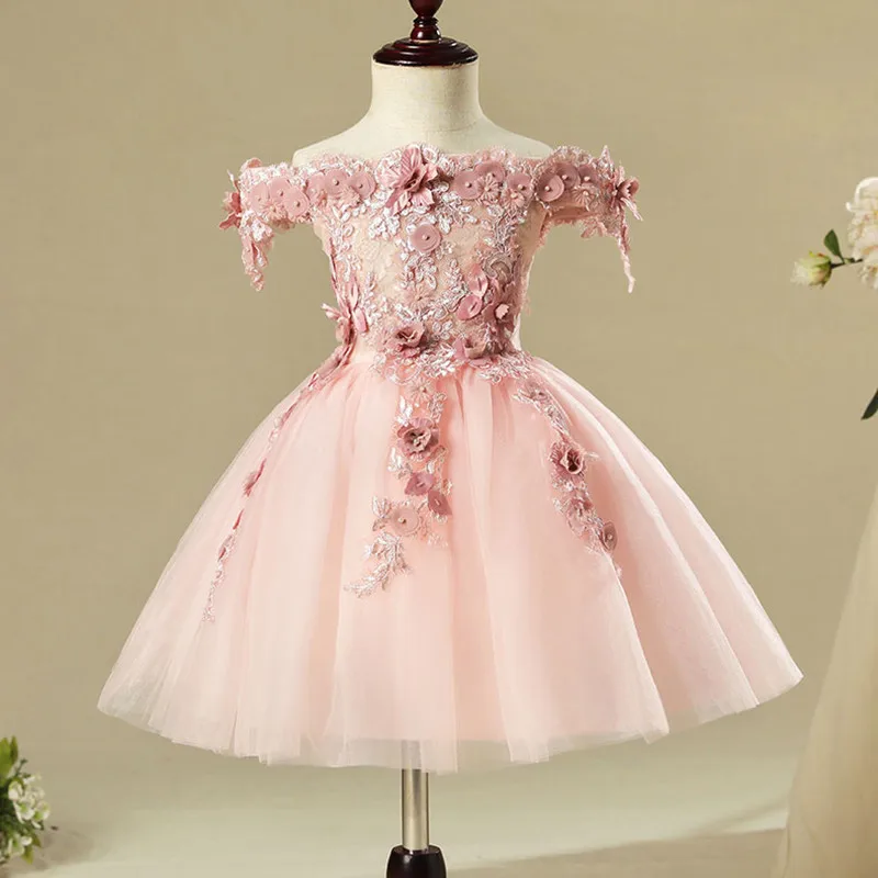 Infant Flower Girl Gowns Beaded Appliques Tulle Dress For Girl Party Princess Baby Clothes For 1 Years Birthday Baptism Dresses
Infant Flower Girl Gowns Beaded Appliques Tulle Dress For Girl Party Princess Baby Clothes For 1 Years Birthday Baptism Dresses
