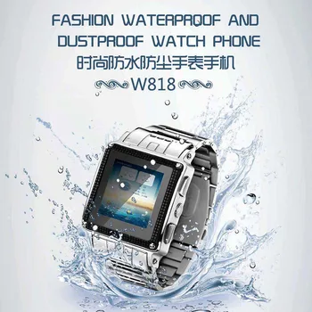 W818 IP67 Waterproof Android Smart Watch Phone with SIM Card Camera Touch Screen Bluetooth Unlock GSM Telephone Can Swim with It
W818 IP67 Waterproof Android Smart Watch Phone with SIM Card Camera Touch Screen Bluetooth Unlock GSM Telephone Can Swim with It