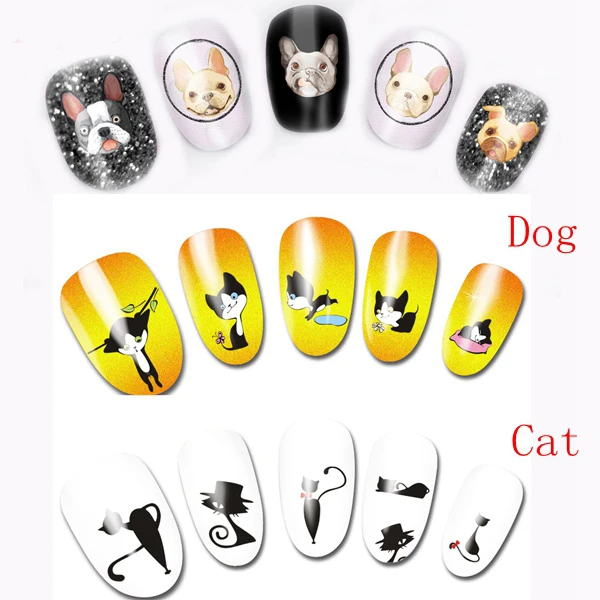 33 pcs Nail Art Water Transfer Pug Bull Dog Cat Owl Decals Stickers Wraps Cartoon Nail Decoration
33 pcs Nail Art Water Transfer Pug Bull Dog Cat Owl Decals Stickers Wraps Cartoon Nail Decoration