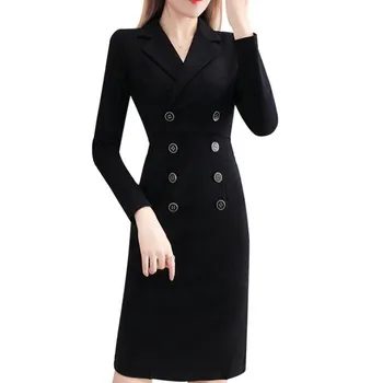 Double Breasted Long Blazer Office Lady Dress Suits Women Formal Casual Slim Fit Sexy Long Sleeve Dress Suit Autumn Winter 2019
Double Breasted Long Blazer Office Lady Dress Suits Women Formal Casual Slim Fit Sexy Long Sleeve Dress Suit Autumn Winter 2019