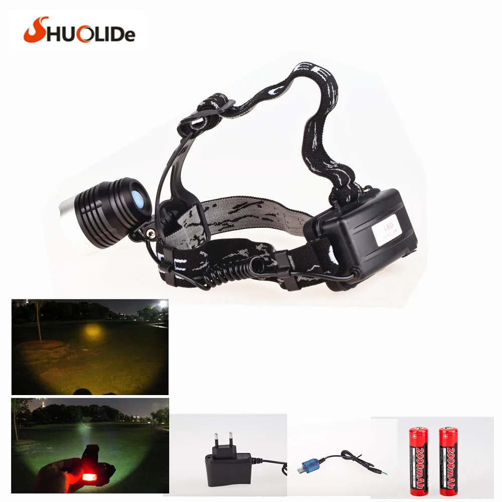 lantern XML T6 headlamp LED headlight CREE head lamp frontal torch waterproof 18650 Rechargeable battery 1000 lumens White or ye
lantern XML T6 headlamp LED headlight CREE head lamp frontal torch waterproof 18650 Rechargeable battery 1000 lumens White or ye