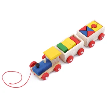 Wooden Train Blocks Children's Educational Toys Wooden Splicing Blocks Three Small Train Toys
Wooden Train Blocks Children's Educational Toys Wooden Splicing Blocks Three Small Train Toys