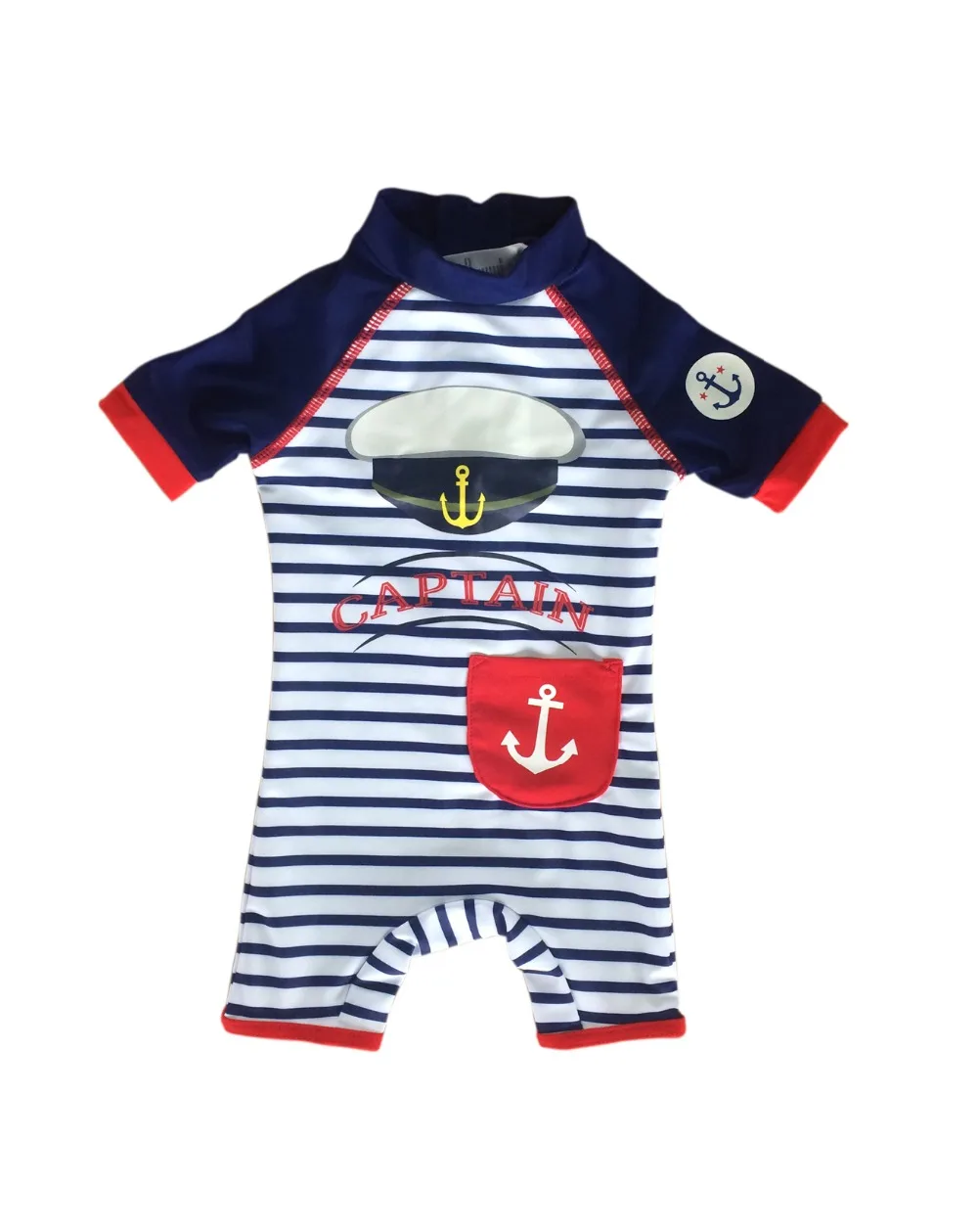 Bonverano(TM) Baby Boys Swimwear UPF 50+ Sun Protection S/S One Pieces Suit ship's anchor Navy
Bonverano(TM) Baby Boys Swimwear UPF 50+ Sun Protection S/S One Pieces Suit ship's anchor Navy
