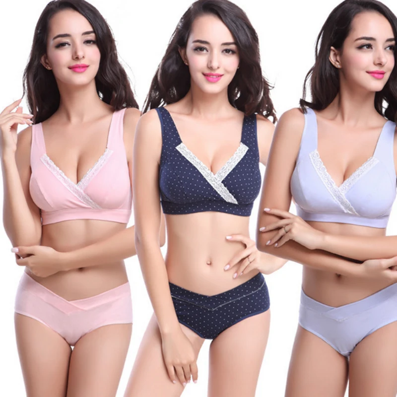 Cotton Maternity bra+panties set nurse bra clothes for pregnant women Breastfeeding Nursing Bra underwear clothing M654
Cotton Maternity bra+panties set nurse bra clothes for pregnant women Breastfeeding Nursing Bra underwear clothing M654