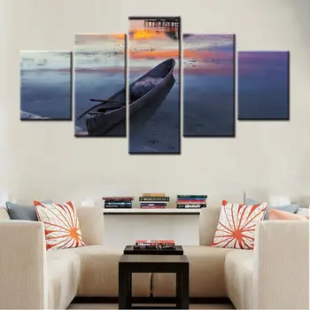 The Ark Docked at the Lake Dusk Sunset Landscape and Seascape Boat Art Wall Decor for Office Home Canvas Painting Fashion Gift
The Ark Docked at the Lake Dusk Sunset Landscape and Seascape Boat Art Wall Decor for Office Home Canvas Painting Fashion Gift