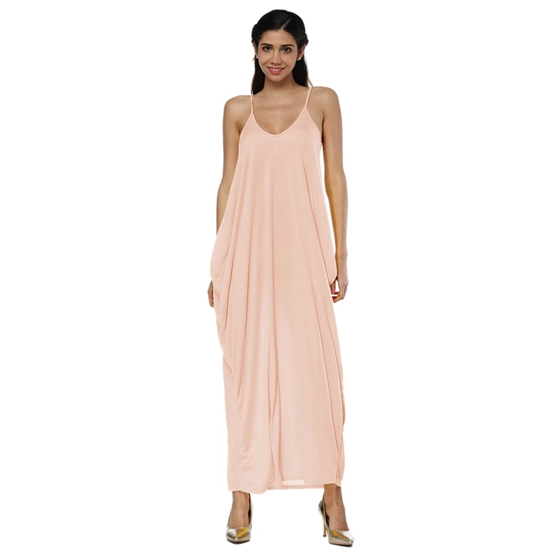 Women Beach Dress Cotton Pocket Ladies Fashion Backless Sexy Boho Dress Loose Waist Solid Sling Deep V Neck Women Maxi Dress
Women Beach Dress Cotton Pocket Ladies Fashion Backless Sexy Boho Dress Loose Waist Solid Sling Deep V Neck Women Maxi Dress