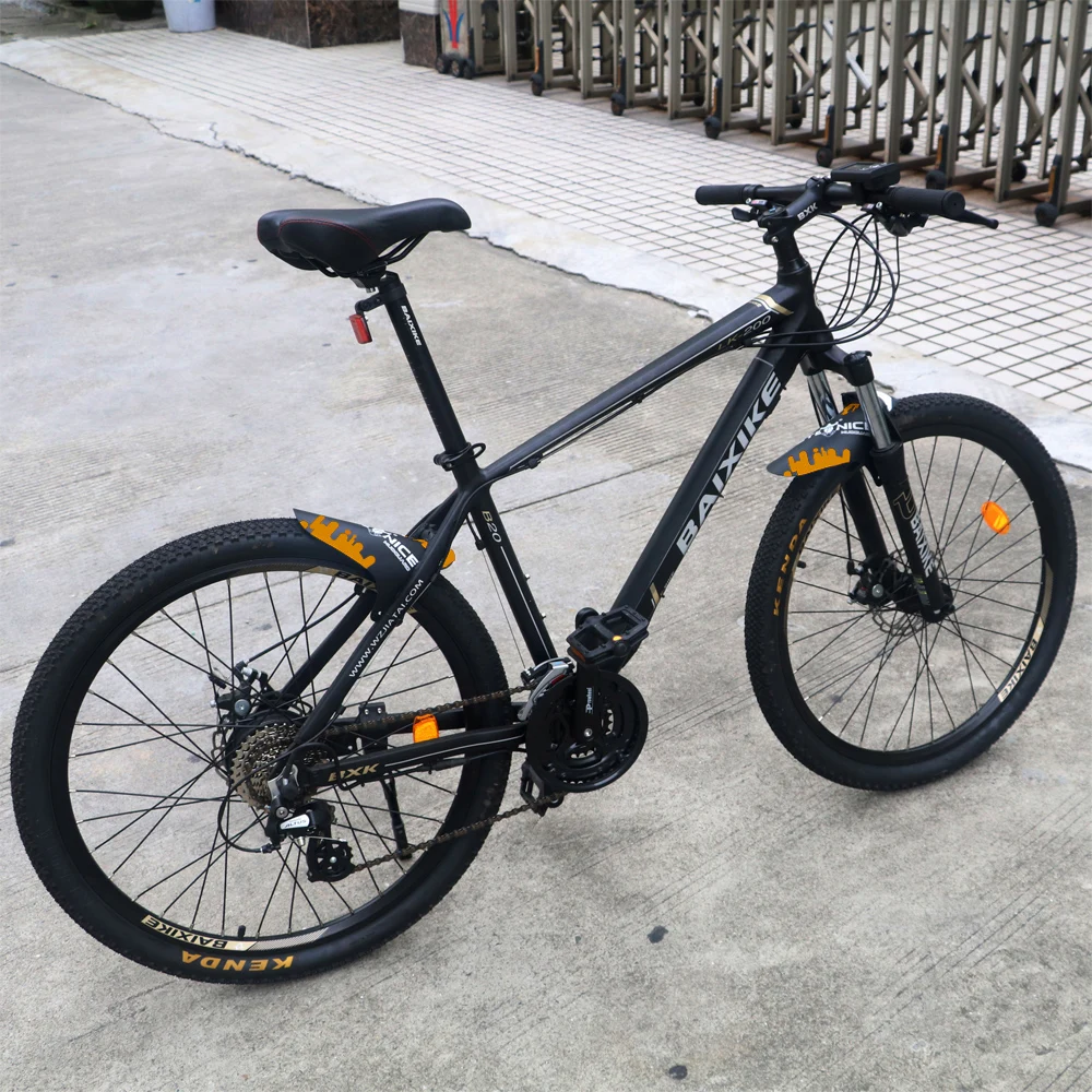 SolUptanisu Bicycle Fenders Set,Adjustable Bicycle Front /& Rear Mud Guard Set Mountain Road Bike Mudguard with Rear LED Light Bike Mudguard