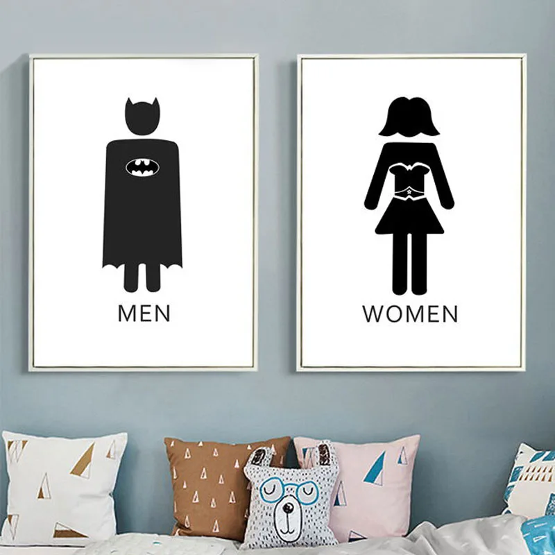 Cartoon Toilet Tip Canvas Painting Wall Art Canvas Posters And Prints Nordic Poster Black White Wall Pictures For Bathroom Decor
Cartoon Toilet Tip Canvas Painting Wall Art Canvas Posters And Prints Nordic Poster Black White Wall Pictures For Bathroom Decor