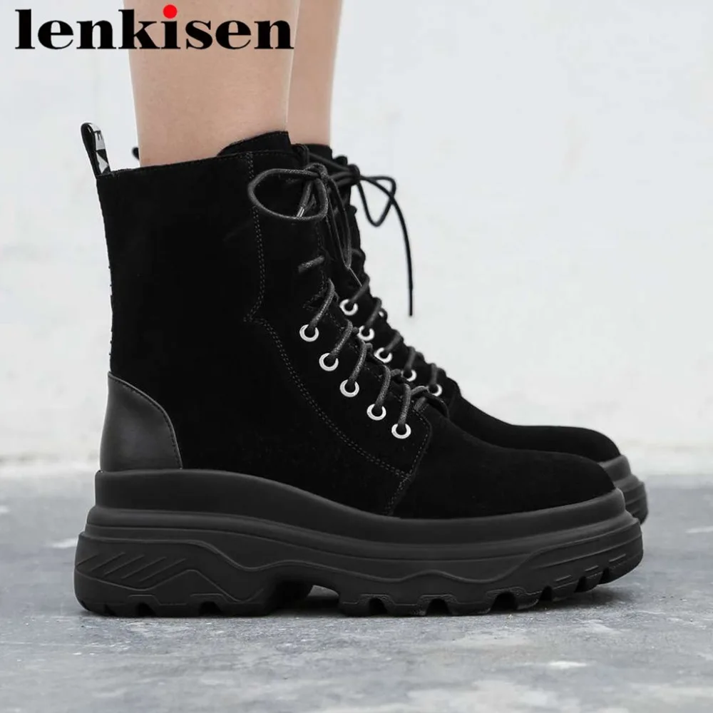 2019 hot selling round toe cow suede plus size high bottom platform zipper british school new fashion vinrtage western boots L51
2019 hot selling round toe cow suede plus size high bottom platform zipper british school new fashion vinrtage western boots L51