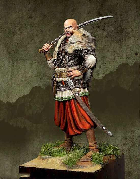 New Unassembled 1/24 75MM Cossack man stand warrior WITH BASE 75MM Resin Figure Unpainted Model Kit
New Unassembled 1/24 75MM Cossack man stand warrior WITH BASE 75MM Resin Figure Unpainted Model Kit