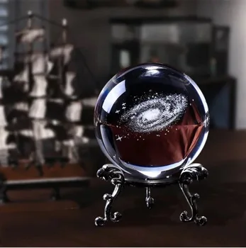 80mm 3D Laser Engraved Galaxy Crystal Ball Miniature Model Crystal Craft Sphere Ornament Globe Glass Home Decor Gift
80mm 3D Laser Engraved Galaxy Crystal Ball Miniature Model Crystal Craft Sphere Ornament Globe Glass Home Decor Gift