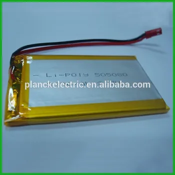 Prismatic size lipo battery 3.7v 2200mah rechargeable lithium polymer battery 505080
Prismatic size lipo battery 3.7v 2200mah rechargeable lithium polymer battery 505080