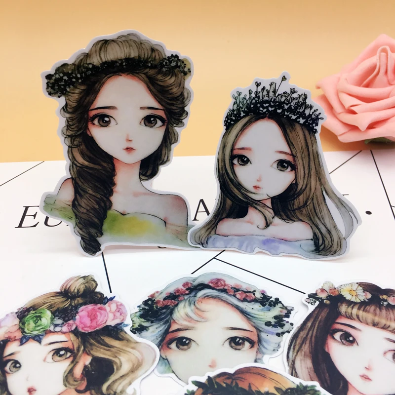 13pcs Exquisite beautiful Girl Self-made Scrapbooking Decorative Sticker decoration /waterproof paper stickers
13pcs Exquisite beautiful Girl Self-made Scrapbooking Decorative Sticker decoration /waterproof paper stickers