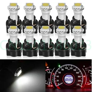 10x White PC74 Twist Socket T5 Wedge 37 70 1-SMD 5050 LED Dashboard Instrument Cluster Light
10x White PC74 Twist Socket T5 Wedge 37 70 1-SMD 5050 LED Dashboard Instrument Cluster Light