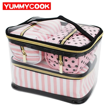 Women's Clear PVC Cosmetic Storage Bags Portable Makeup Organizer Waterproof Wash Case Travel Toiletry Pouch Accessories Stuff 
Women's Clear PVC Cosmetic Storage Bags Portable Makeup Organizer Waterproof Wash Case Travel Toiletry Pouch Accessories Stuff