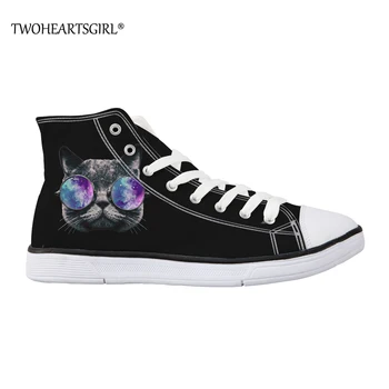 Twoheartsgirl Women High Top Canvas Shoes Cool Glasses Cat Prints Female Vulcanized Shoes Fashion Flats Shoes Ankle Canvas Shoes
Twoheartsgirl Women High Top Canvas Shoes Cool Glasses Cat Prints Female Vulcanized Shoes Fashion Flats Shoes Ankle Canvas Shoes