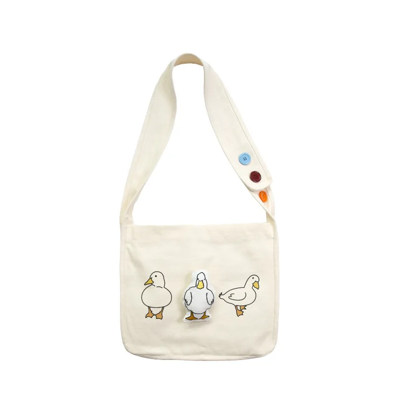 Women's Canvas Handbag Ladies Casual Shoulder Bag Shopping Luxury Handbags Ladies Three-dimensional Duckling Messenger Bag
Women's Canvas Handbag Ladies Casual Shoulder Bag Shopping Luxury Handbags Ladies Three-dimensional Duckling Messenger Bag