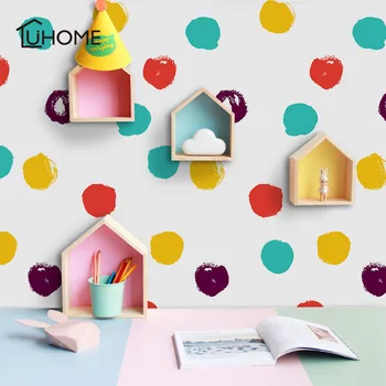 Rainbow Color Dots Wallpaper Wall Sticker for Kids Room Children Home Decor Decals Creative Removable Living Room DIY Stickers
Rainbow Color Dots Wallpaper Wall Sticker for Kids Room Children Home Decor Decals Creative Removable Living Room DIY Stickers