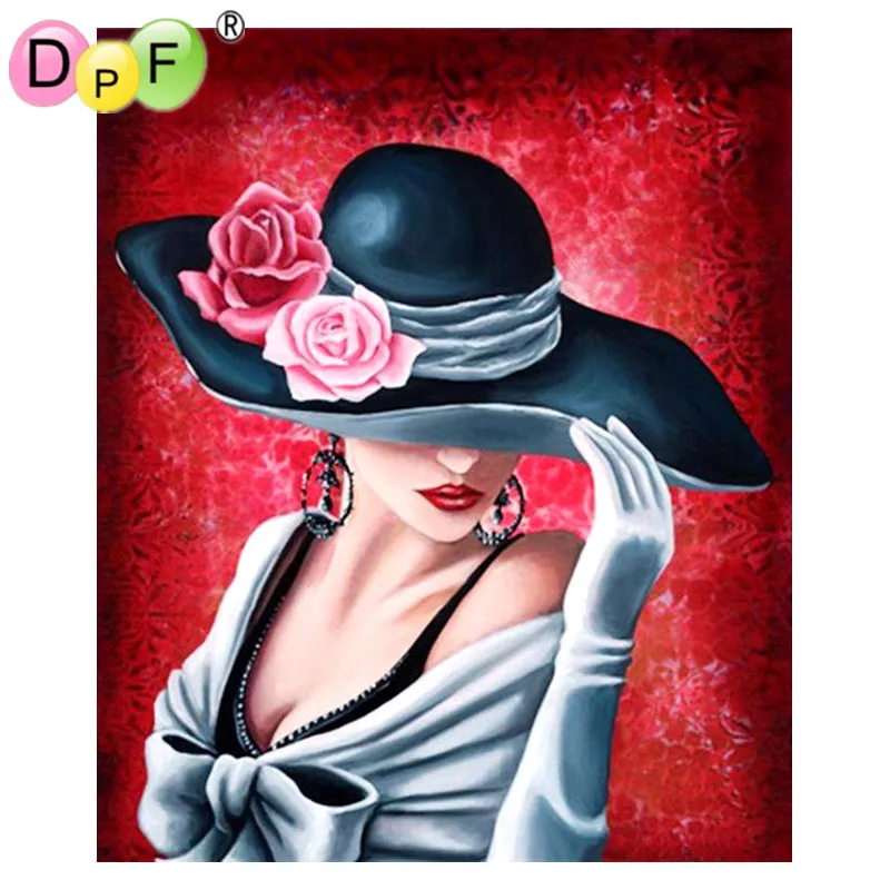 DPF diamond Embroidery 5D DIY Diamond painting Mosaic cross stitch Hat women handmade home decoration painting
DPF diamond Embroidery 5D DIY Diamond painting Mosaic cross stitch Hat women handmade home decoration painting