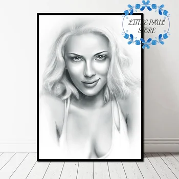 Figure painting Scarlett Johansson Art Canvas Poster Wall Picture for Living Room No Frame
Figure painting Scarlett Johansson Art Canvas Poster Wall Picture for Living Room No Frame