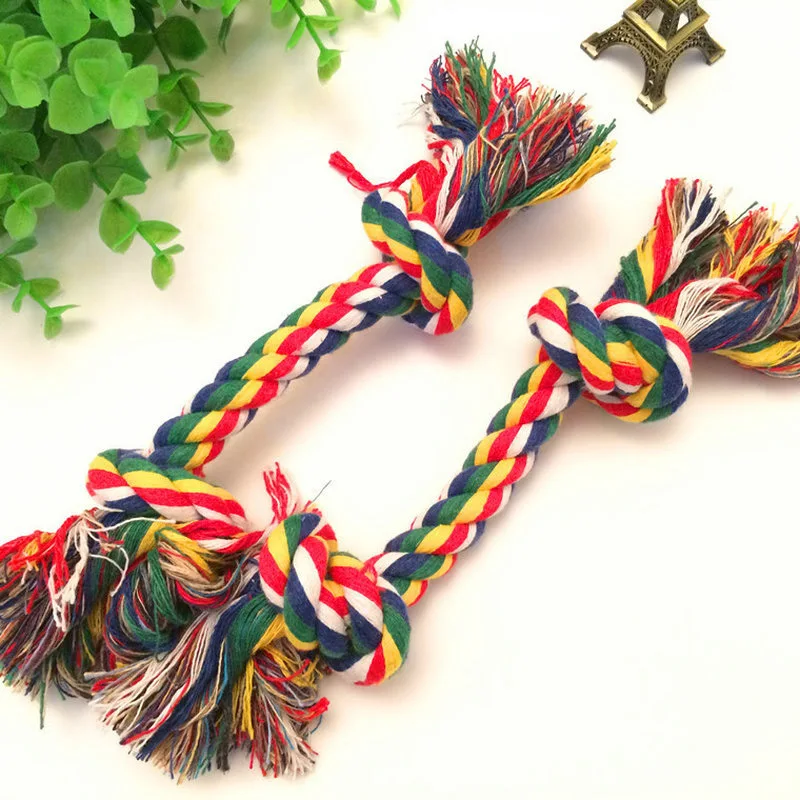 Pet Cotton Chew Knot Toys Dog Toys Durable Braided Bone Rope Colorful Teeth Cleaning Outdoor Training Playing Toys Pet Supplies
Pet Cotton Chew Knot Toys Dog Toys Durable Braided Bone Rope Colorful Teeth Cleaning Outdoor Training Playing Toys Pet Supplies