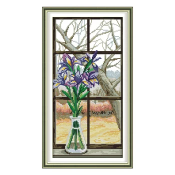 Joy Sunday count crossstitch diy Lily window flower DMC14CT11CTcottonfabric livingroom hotel home painting factory wholesale
Joy Sunday count crossstitch diy Lily window flower DMC14CT11CTcottonfabric livingroom hotel home painting factory wholesale