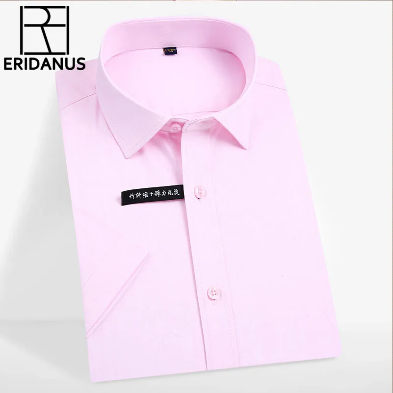 2018 Brand High Quality Men Shirt Business Casual Short Sleeve Solid Men's Dress Shirt Social Cool Fashion Clothes Slim Fit X746
2018 Brand High Quality Men Shirt Business Casual Short Sleeve Solid Men's Dress Shirt Social Cool Fashion Clothes Slim Fit X746