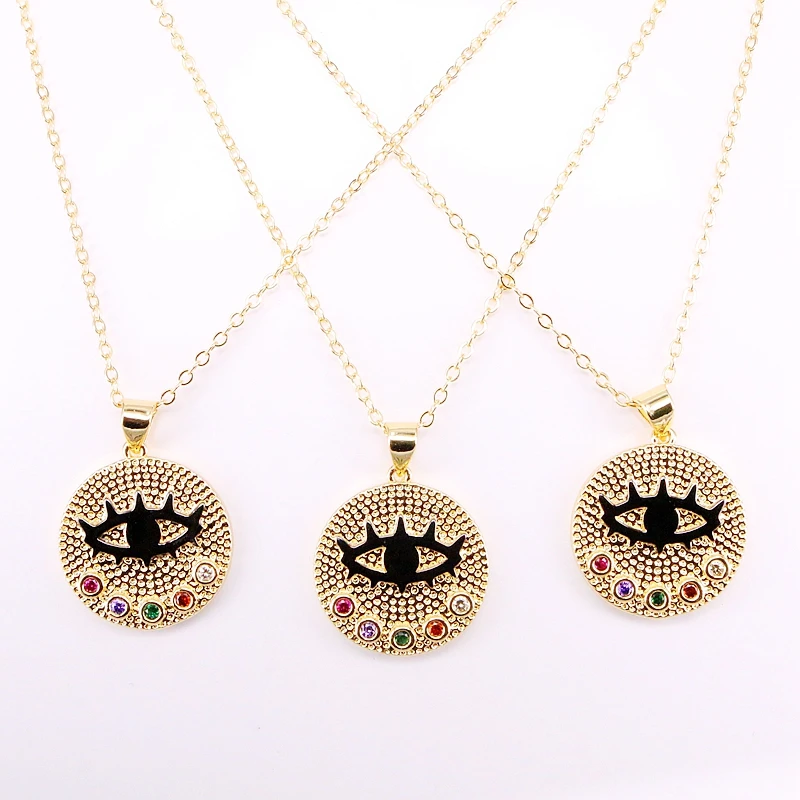 6PCS, Gold Filled Crystal Colorful Zirconia Fashion CZ Micro Pave Eye Women Jewelry Pendant Necklaces
6PCS, Gold Filled Crystal Colorful Zirconia Fashion CZ Micro Pave Eye Women Jewelry Pendant Necklaces