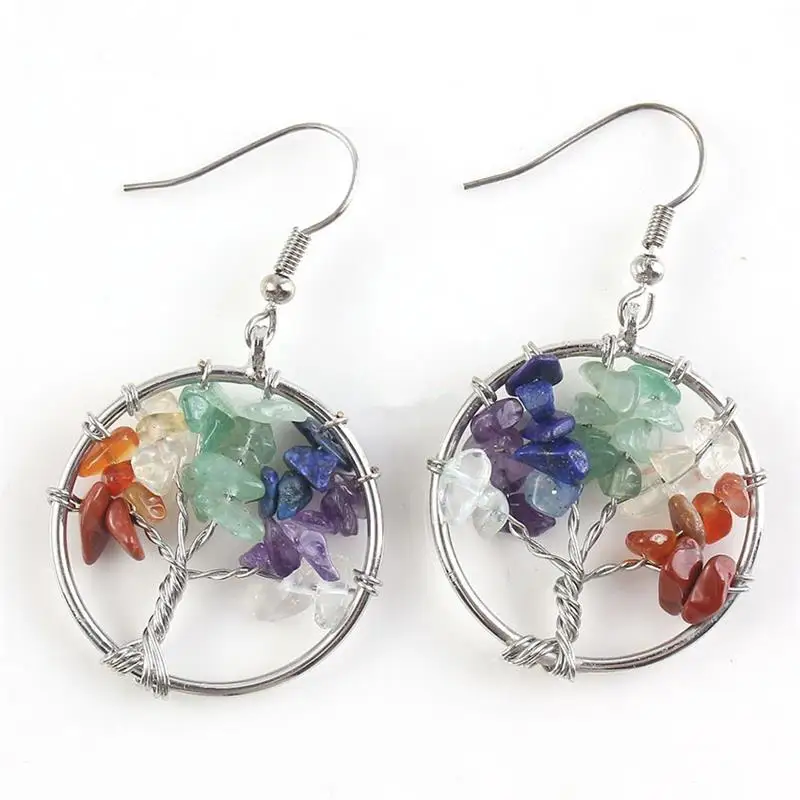 2017 fashion trendy earrings Natural amethyst Rose Quartz garnet turquoise tree of life Earrings elegant women's earring
2017 fashion trendy earrings Natural amethyst Rose Quartz garnet turquoise tree of life Earrings elegant women's earring