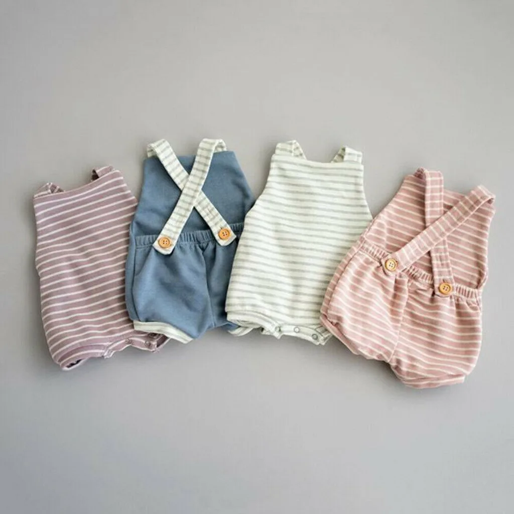 Infant Unisex Baby Boys Girld Summer Clothes Stripe Backless Romper Jumpsuit Newborn baby onesie Sunsuit ribbed baby clothes
Infant Unisex Baby Boys Girld Summer Clothes Stripe Backless Romper Jumpsuit Newborn baby onesie Sunsuit ribbed baby clothes