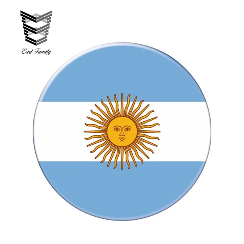 EARLFAMILY 13cm x 13cm Auto Moto Bike Suitcase Laptop Flag Round Argentina Decal Reflective Car Sticker Waterproof Car Styling
EARLFAMILY 13cm x 13cm Auto Moto Bike Suitcase Laptop Flag Round Argentina Decal Reflective Car Sticker Waterproof Car Styling