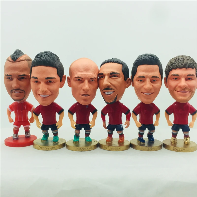 2.55" Ribery Muller Lewandowski James Robben Vidal Neuer Doll Soccer Cartoon Star Figurines
2.55" Ribery Muller Lewandowski James Robben Vidal Neuer Doll Soccer Cartoon Star Figurines