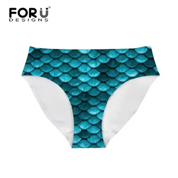 FORUDESIGNS Comfortable Women's Mermaid Scales Printing Girls Ultra-thin Lady Underwear Health Female Sexy Seamless Panties 2018
FORUDESIGNS Comfortable Women's Mermaid Scales Printing Girls Ultra-thin Lady Underwear Health Female Sexy Seamless Panties 2018