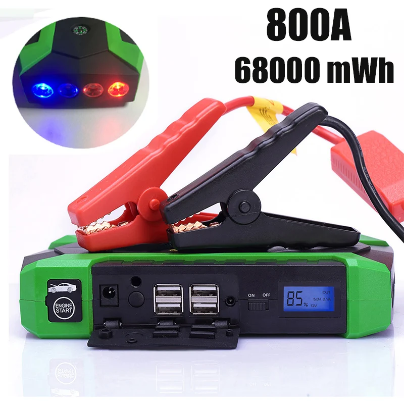 HAMBAR Car Battery Jump Starter 68000mWh Starting Device 12V 800A Portable Auto jumper Car Charger Car Booster Power Bank
HAMBAR Car Battery Jump Starter 68000mWh Starting Device 12V 800A Portable Auto jumper Car Charger Car Booster Power Bank