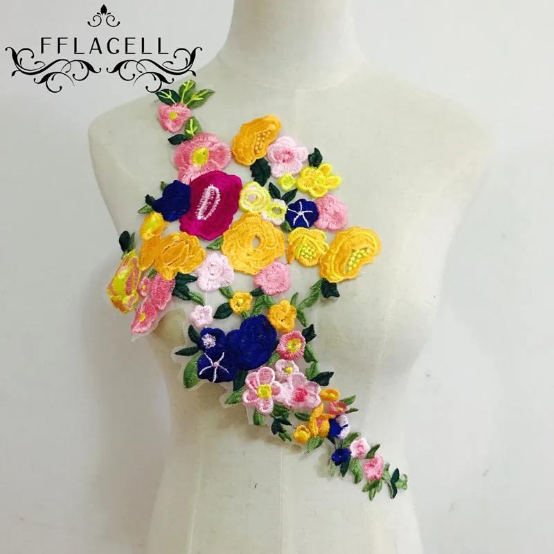 FFLACELL Modern Rose Flower Collar Sew On Patch Applique Badge Embroidered Bust Dress Handmade DIY Craft Ornament Fabric Sticker
FFLACELL Modern Rose Flower Collar Sew On Patch Applique Badge Embroidered Bust Dress Handmade DIY Craft Ornament Fabric Sticker