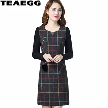 TEAEGG Elegant Black Pencil Dress Women Clothes 2020 O-neck Autumn Winter Womens Dresses New Arrival Plus Size 3XL 4XL AL1378
TEAEGG Elegant Black Pencil Dress Women Clothes 2020 O-neck Autumn Winter Womens Dresses New Arrival Plus Size 3XL 4XL AL1378